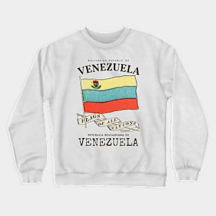 Classic Venezuela Country Flag Crewneck Sweatshirt